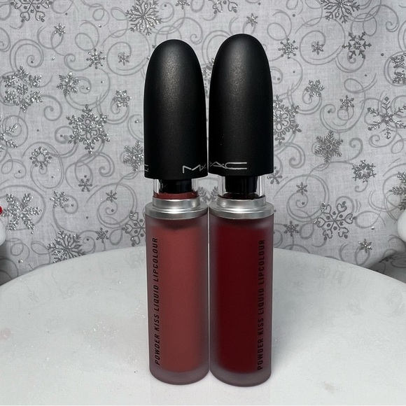 MAC Cosmetics Kiss It Twice Lipstick Kit - Best Sellers - Powder Kiss Liquid Lip - Picture 4 of 7